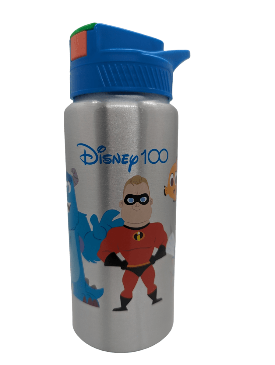 BOTELLA SWITCH METALICA DISNEY 100 AÑOS PARA NIÑO1