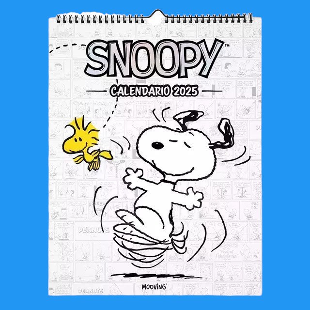 CALENDARIO SNOOPY 2025 40X30 CM5
