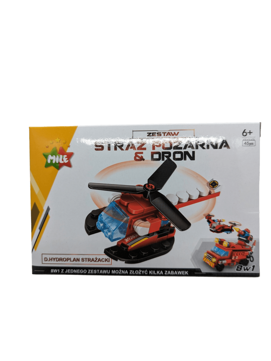 CAMION DE BLOQUES BOMBERO MULTIFUNCION 8 EN 18