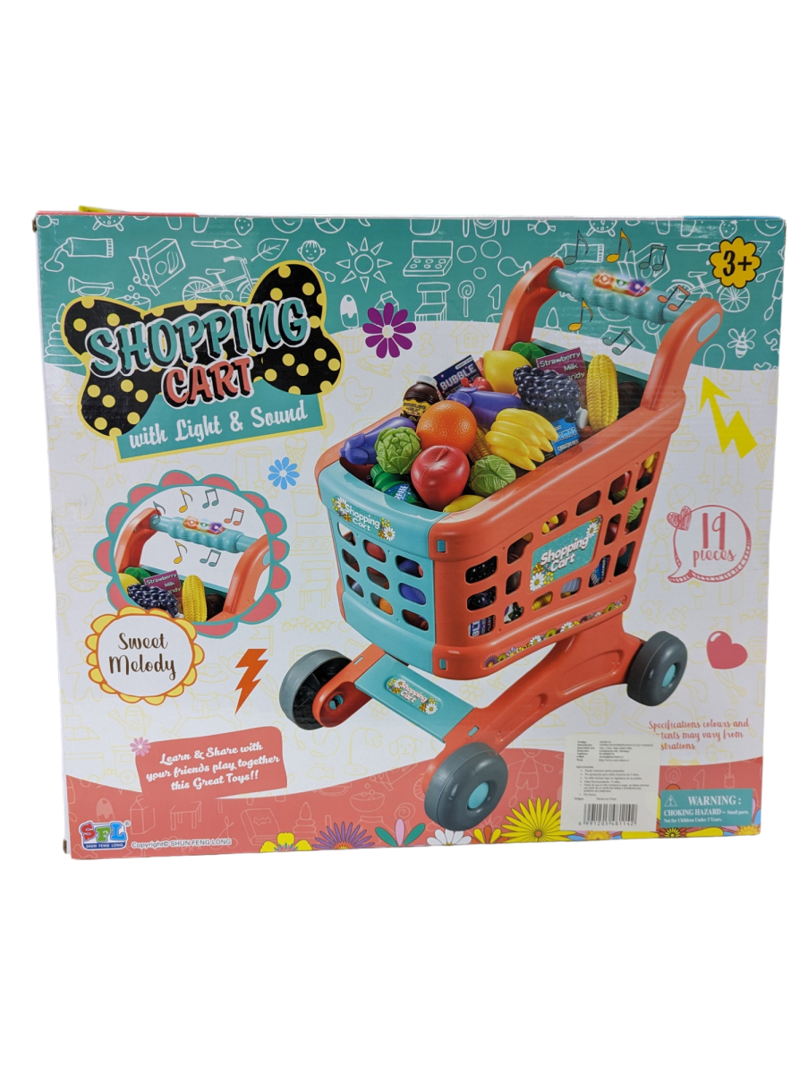 CARRO SUPERMERCADO NARANJA CON LUZ Y MUSICA2