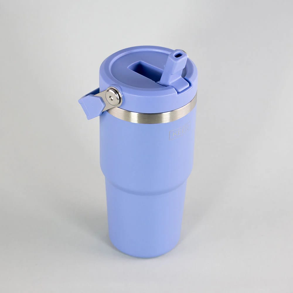 BOTELLA INSULADA C/ MANGO COLORES 590ML KEEP CELESTE4