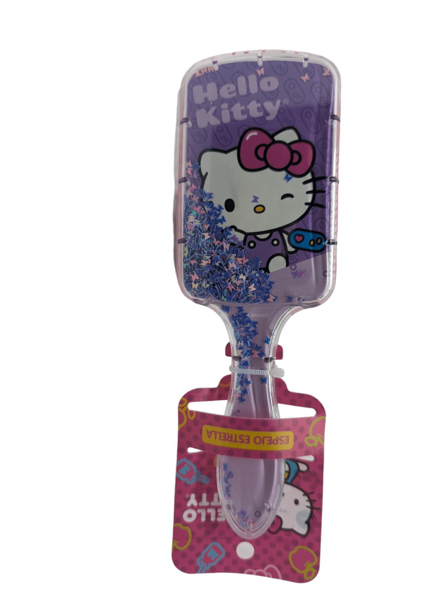 CEPILLO PARA EL CABELLO HELLO KITTY LILA1