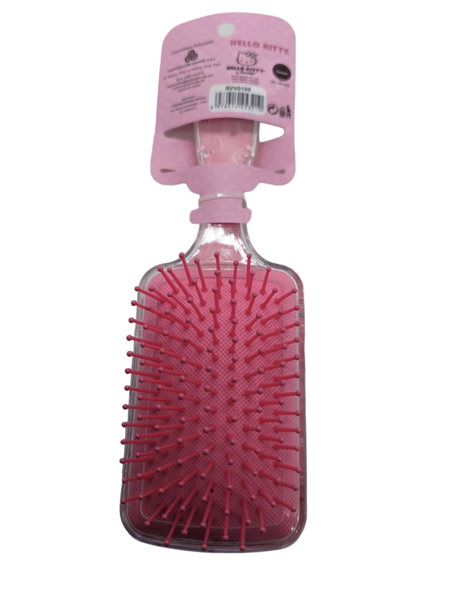 CEPILLO PARA EL CABELLO HELLO KITTY PATRÓN DE CORAZONES2