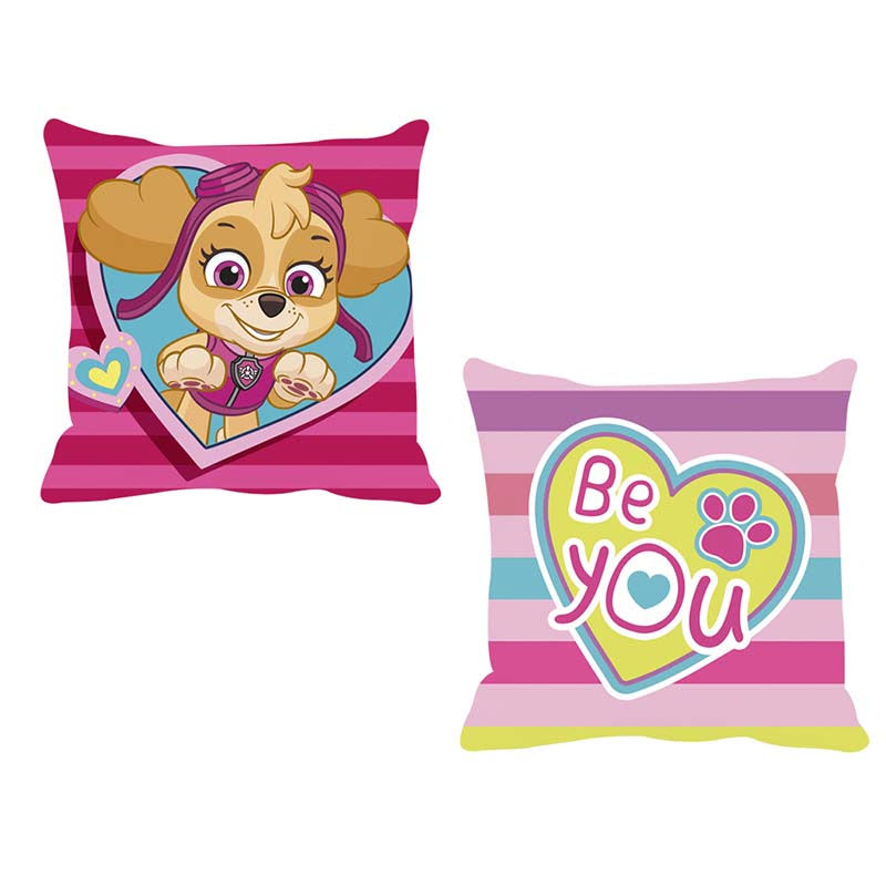 COJÍN VELOUR PAW PATROL SKYE 40X40 cm - ALTA CALIDAD Y SUAVIDAD IDEAL PARA NIÑAS3