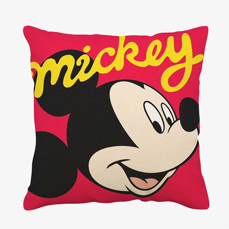 COJÍN VELOUR MICKEY ALEGRE 40X40 cm - PERFECTO PARA LA PIEZA DE LOS PEQUEÑOS1