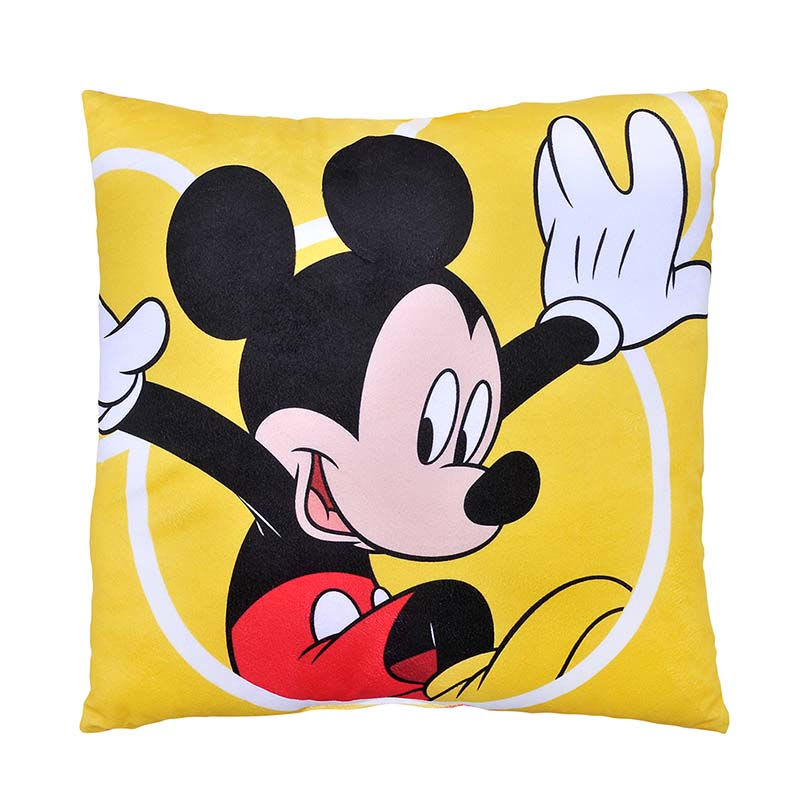 COJÍN VELOUR MICKEY ALEGRE 40X40 cm - PERFECTO PARA LA PIEZA DE LOS PEQUEÑOS2
