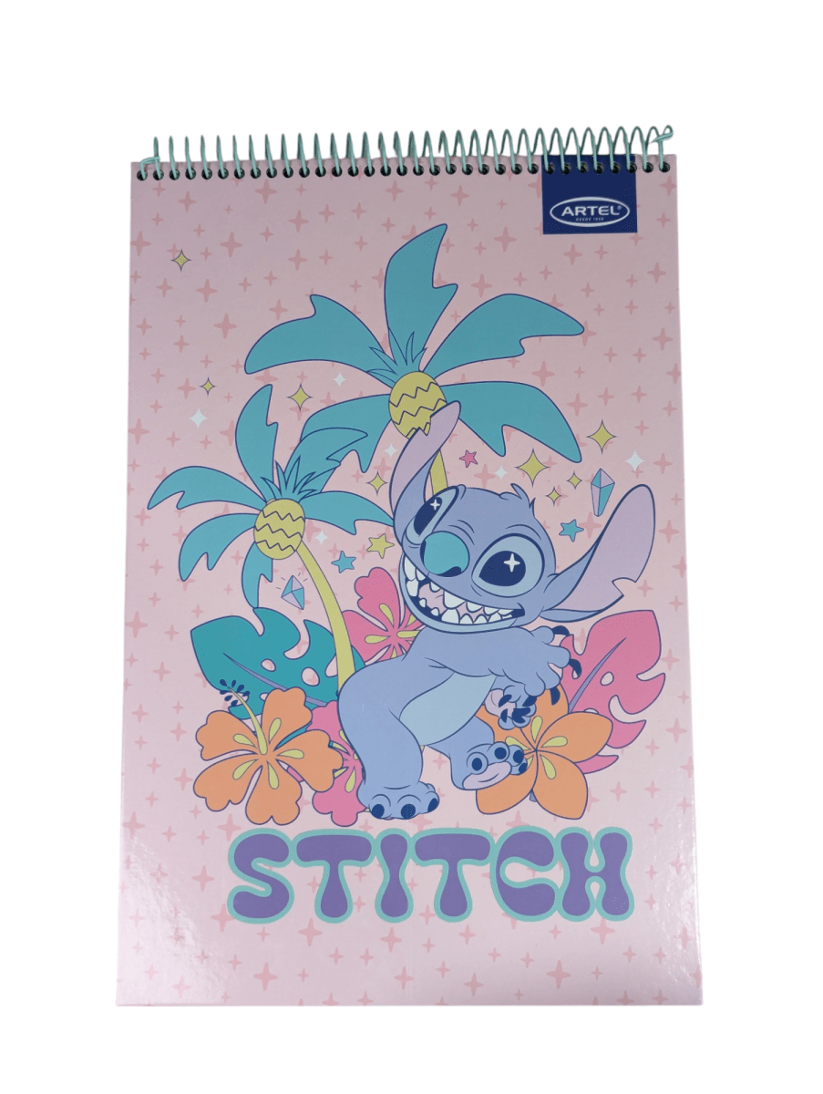 CROQUERA ARTEL STITCH BAILE: 80 HOJAS, IDEAL PARA BOCETOS Y DIBUJOS1