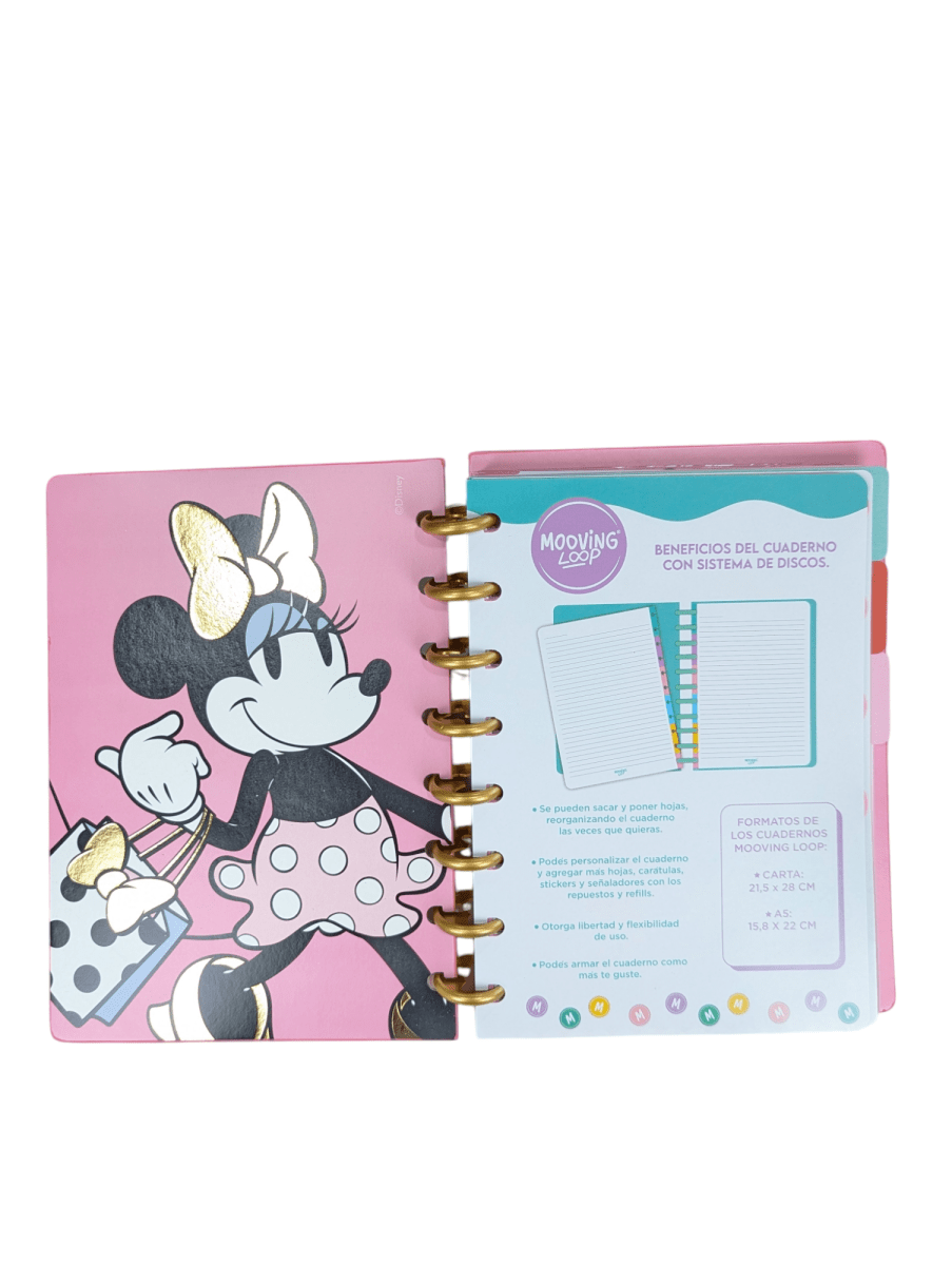 CUADERNO A DISCOS A5 MINNIE MOUSE3