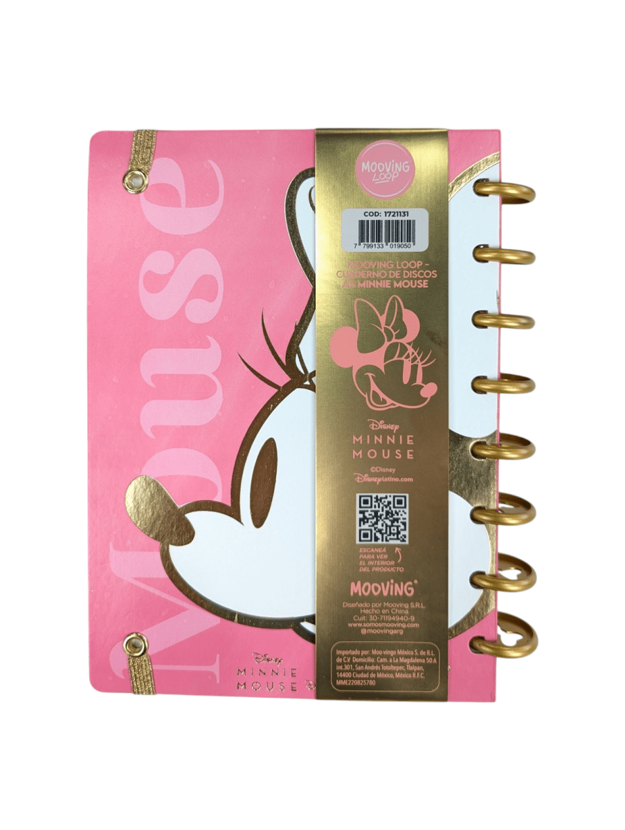 CUADERNO A DISCOS A5 MINNIE MOUSE8