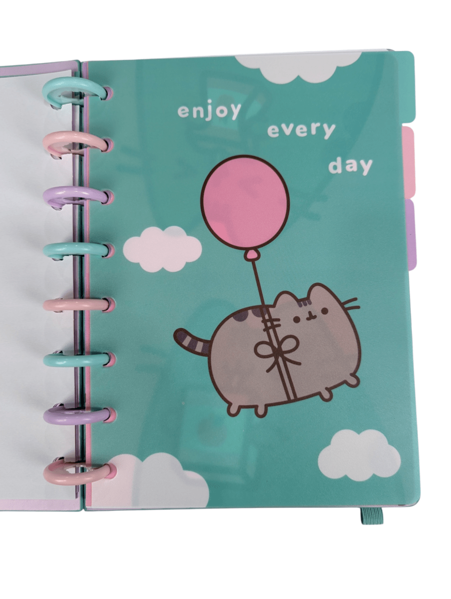 CUADERNO A DISCOS A5 PUSHEEN MOOVING - HOJAS REPOSICIONABLES4