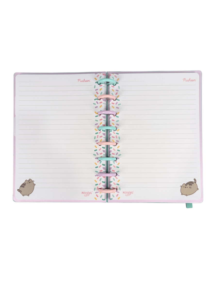 CUADERNO A DISCOS A5 PUSHEEN MOOVING - HOJAS REPOSICIONABLES7