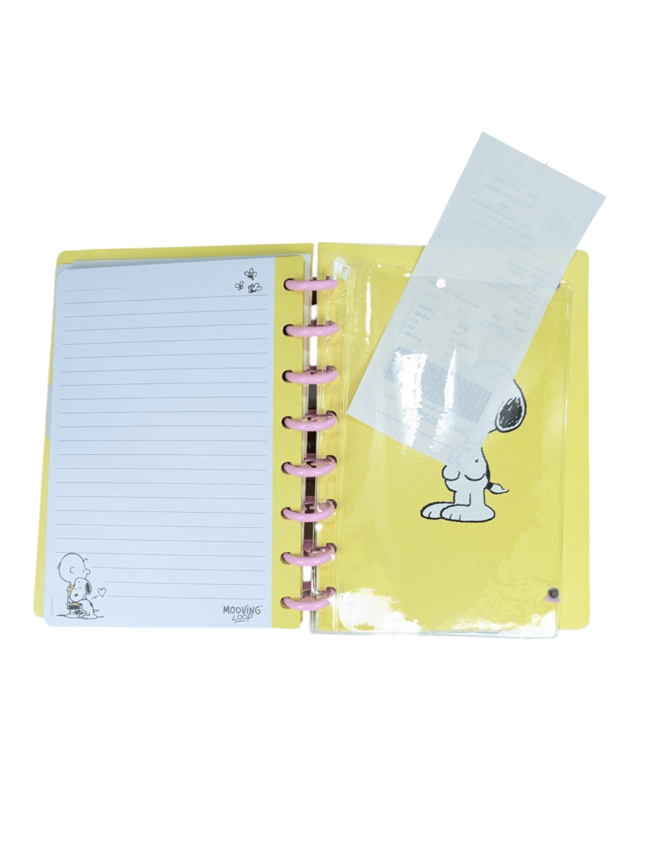 CUADERNO A DISCOS A5 SNOOPY3