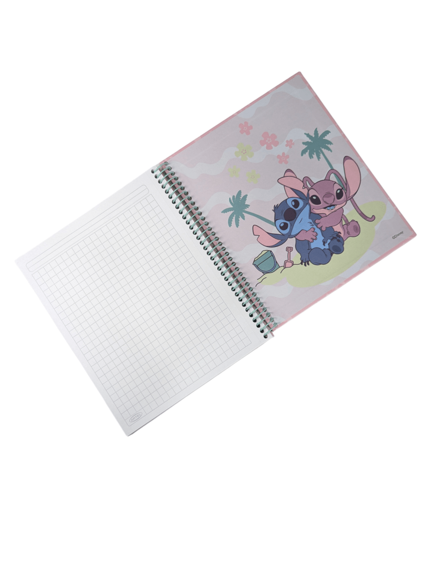 CUADERNO BOOK ARTEL STITCH RELAX: 120 HOJAS, TAPA DURA, ESPIRAL SIMPLE3