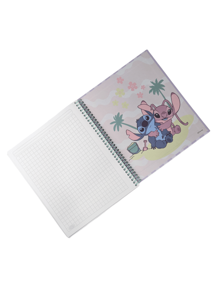 CUADERNO BOOK ARTEL STITCH WAVES DE 120 HOJAS PARA MATEMÁTICAS3