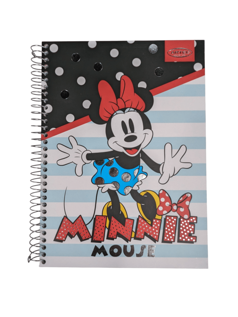 CUADERNO ESPECIAL ARTEL 150 HOJAS MINNIE MOUSE DOTS TAMAÑO CARTA1