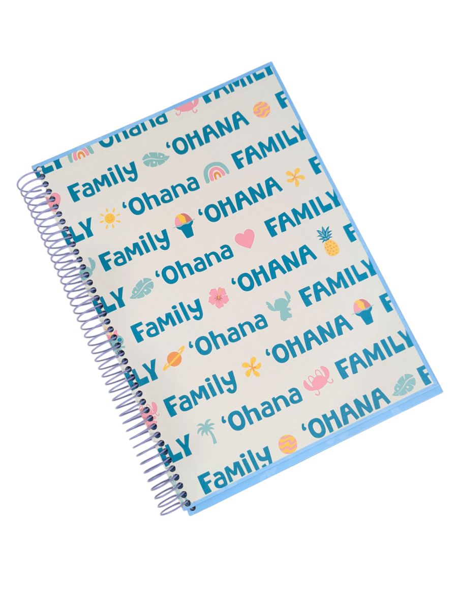 CUADERNO ESPECIAL ARTEL 150 HOJAS STITCH ALOHA TAMAÑO CARTA3