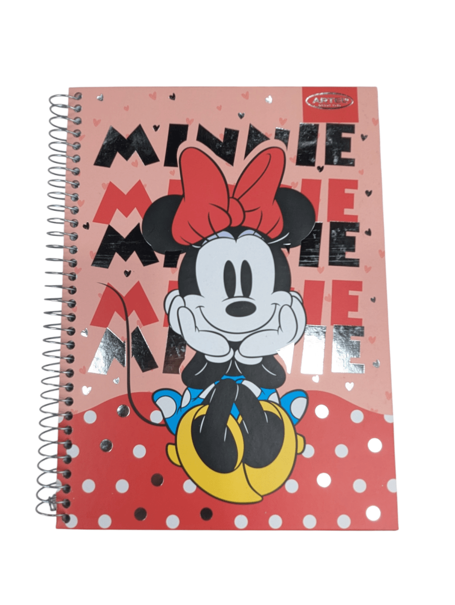 CUADERNO ESPECIAL ARTEL MINNIE MOUSE SENTADA 150 HOJAS TAMAÑO CARTA1