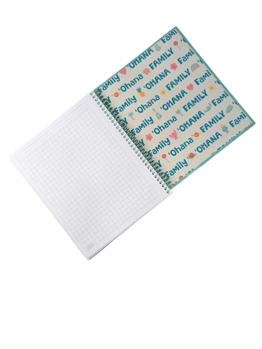 CUADERNO STITCH CUTE AND FLUFFY: IDEAL PARA EL COLEGIO, 120 HOJAS, TAPA DURA3