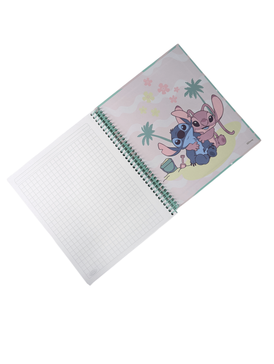 CUADERNO STITCH JUST CHILL MATEMÁTICAS: 120 HOJAS, 58 gr, TAPA DURA, ARTEL3
