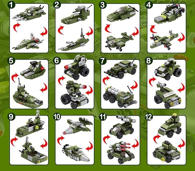 BLOQUE DE CONSTRUCCION DESTRUCTOR FIGHTER 576 PZS 12 EN 11