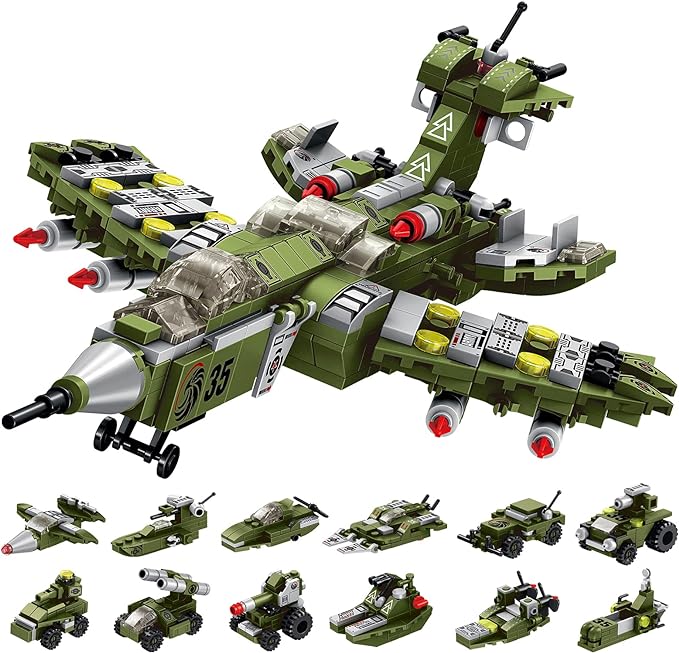 BLOQUE DE CONSTRUCCION DESTRUCTOR FIGHTER 576 PZS 12 EN 12