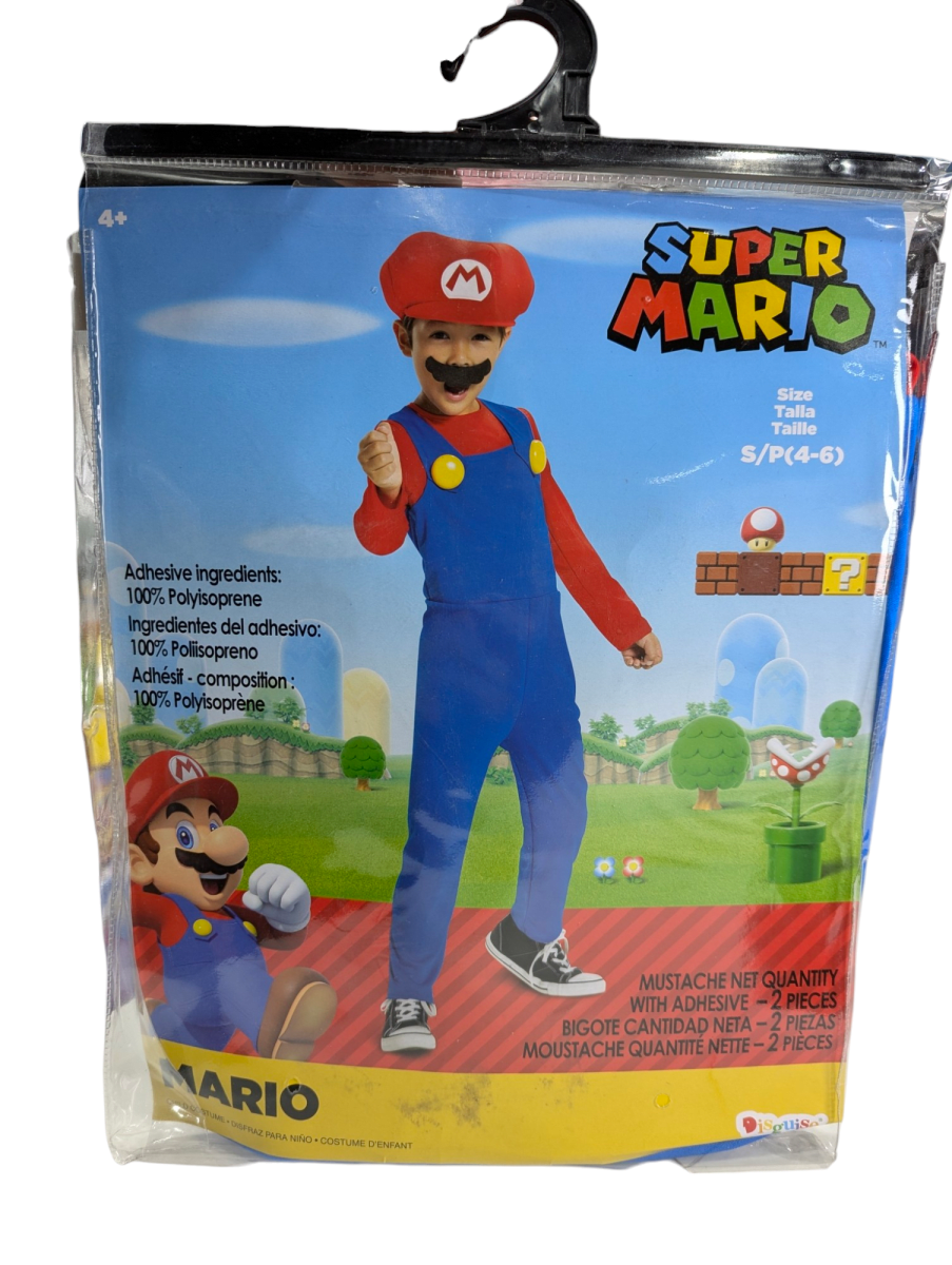 DISFRAZ  DE SUPER MARIO 7-8 AÑOS3
