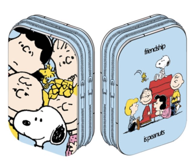 ESTUCHE DOBLE CIERRE EVA SNOOPY AND FRIENDS1