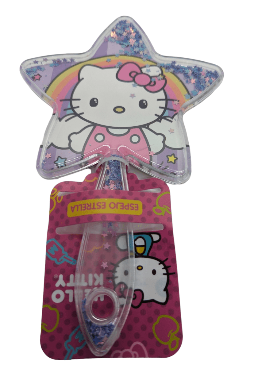 ESPEJO ESTRELLA HELLO KITTY RAINBOW1