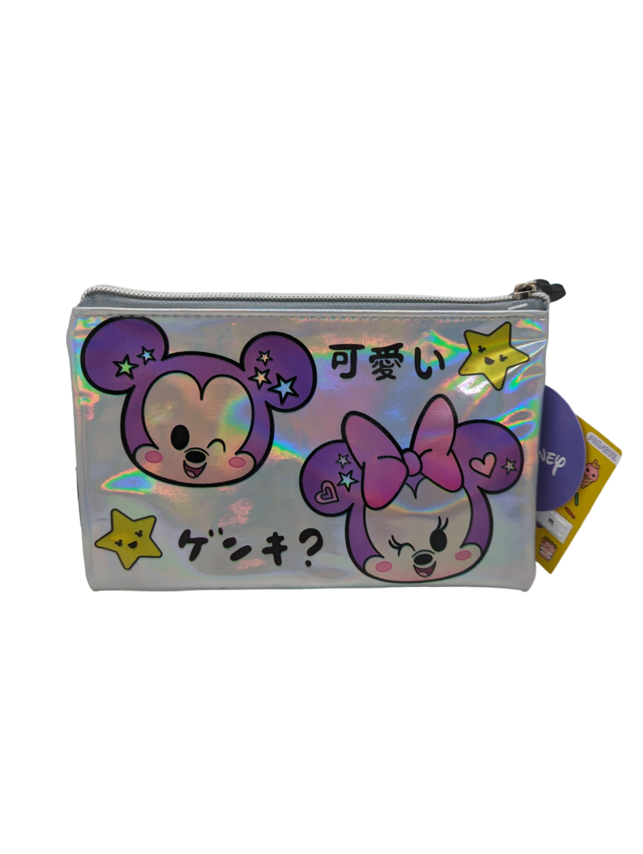 ESTUCHE MICKEY MINNIE PLATEADO CHARM2