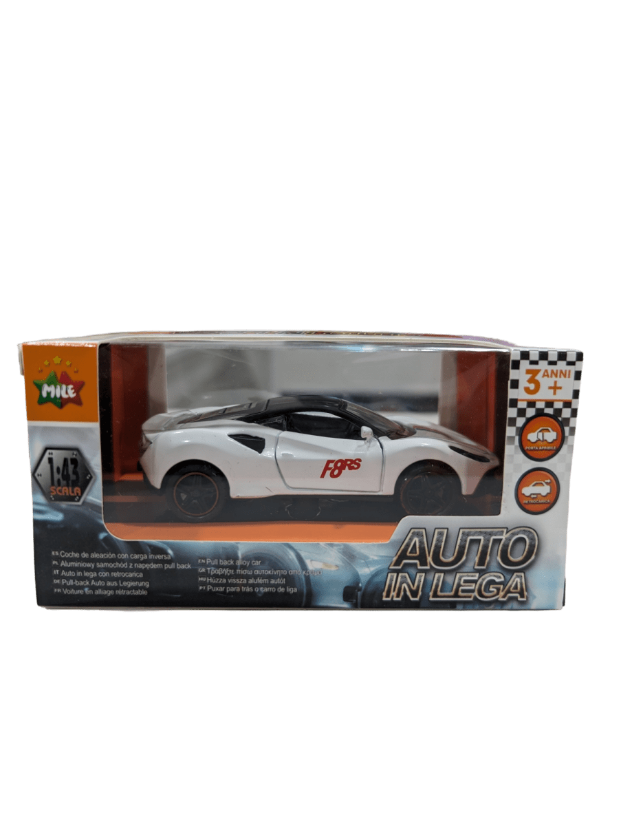 AUTO A ESCALA 1:32 FERRARI F8 BITURBO BLANCO1