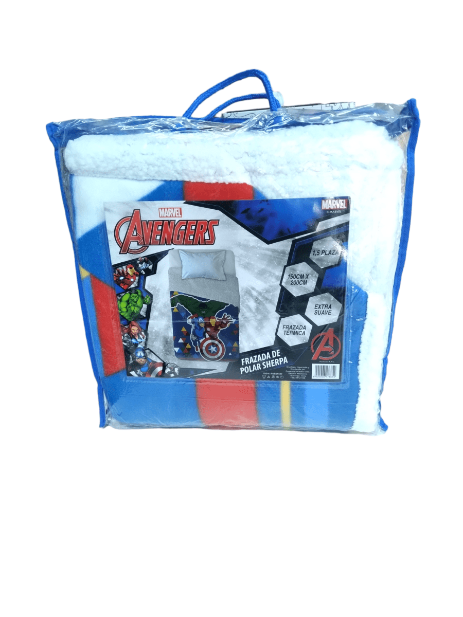 FRAZADA SHERPA AVENGERS1