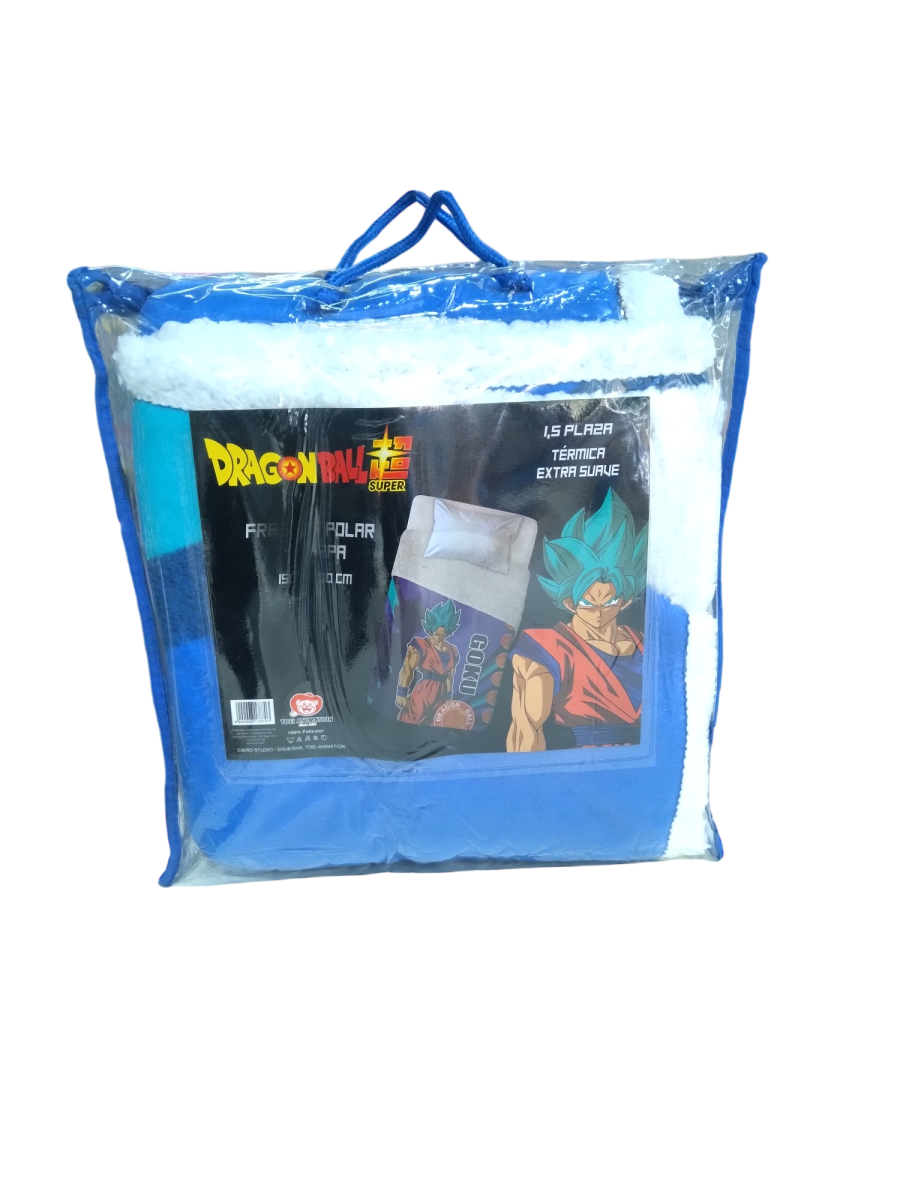 FRAZADA SHERPA DRAGON BALL1