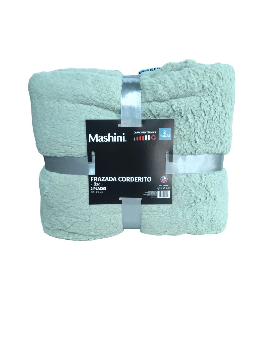 FRAZADA POLAR SHERPA MASHINI VERDE2