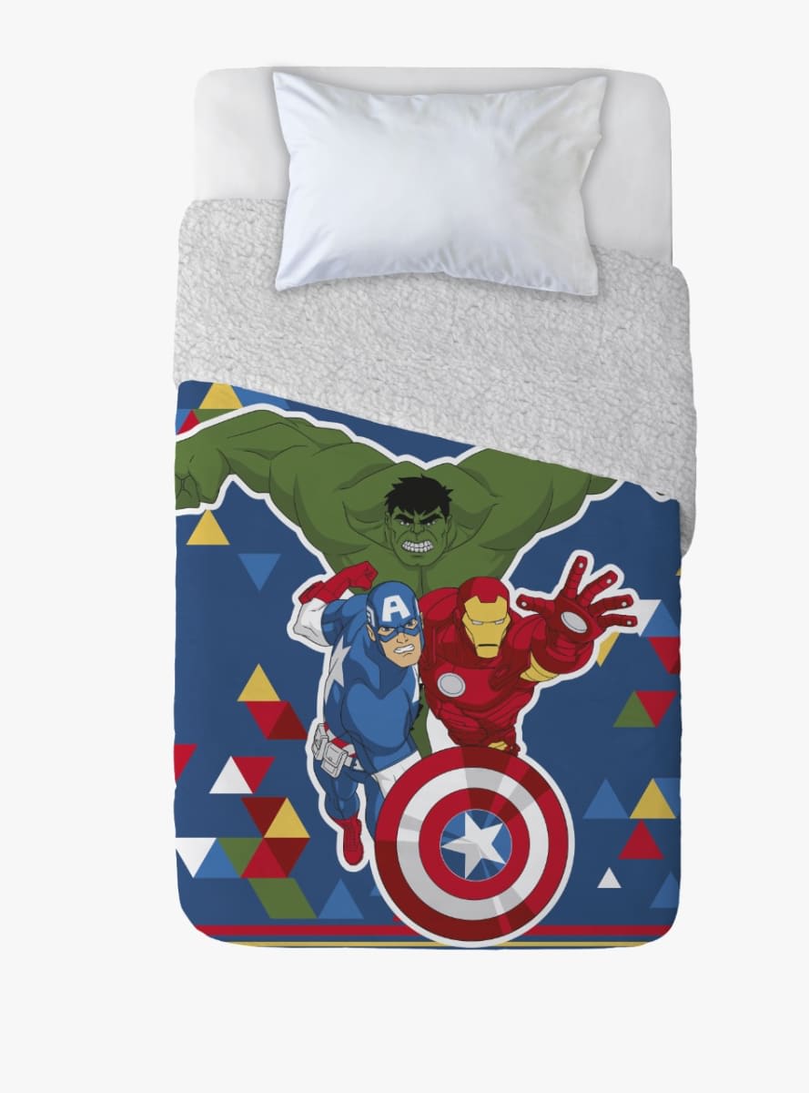 FRAZADA SHERPA AVENGERS2