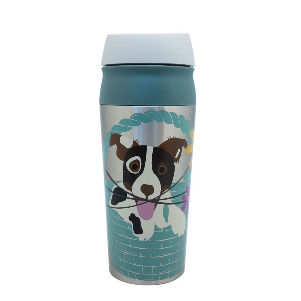 MUG BOTON VALUE 450ML PET FLOWERS1