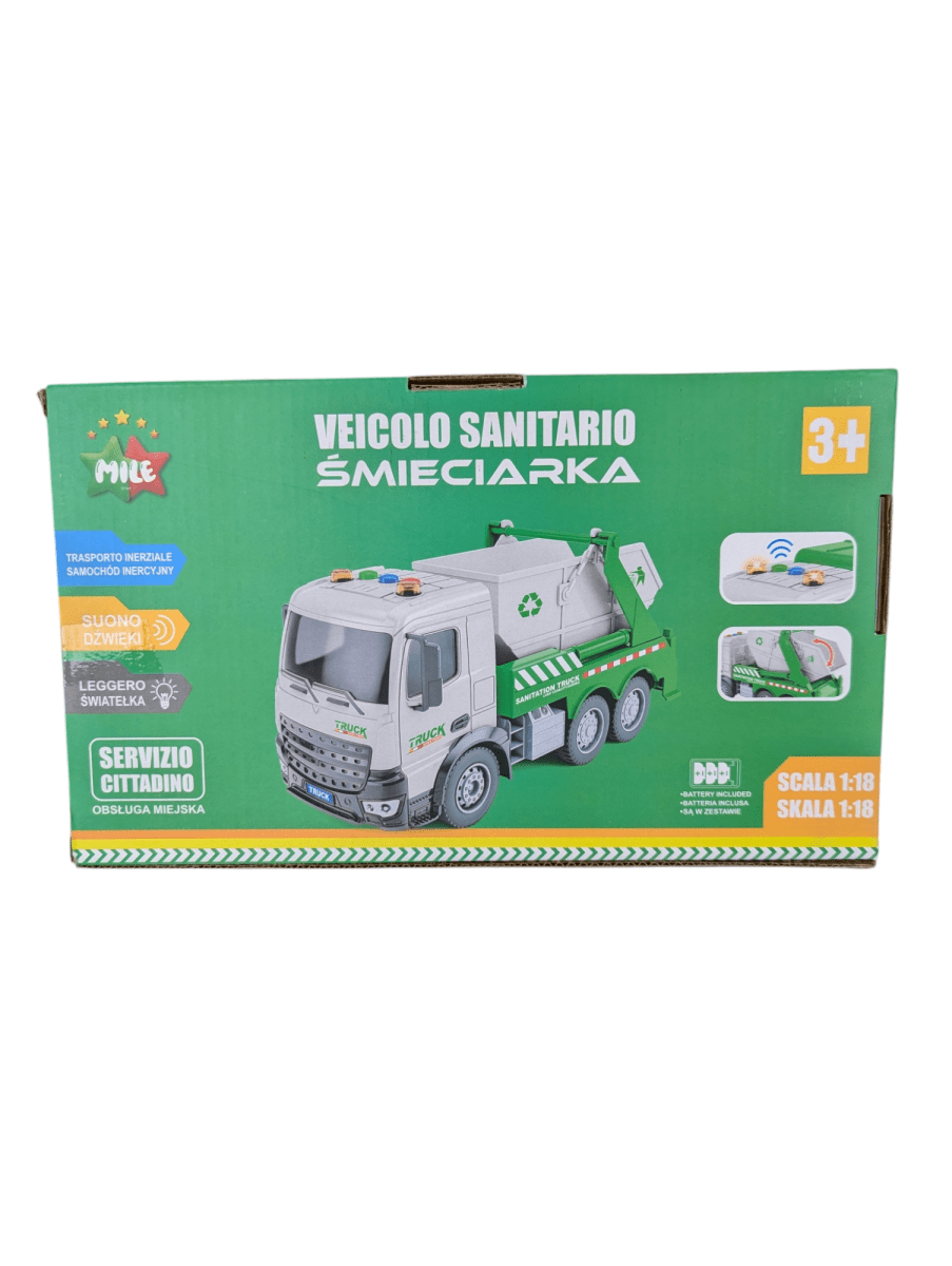 JUGUETE CAMIÓN DE RECICLAJE ECOLÓGICO : ¡CUIDA EL PLANETA!2