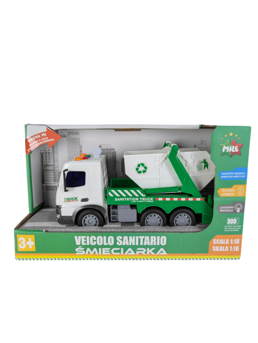 JUGUETE CAMIÓN DE RECICLAJE ECOLÓGICO : ¡CUIDA EL PLANETA!1