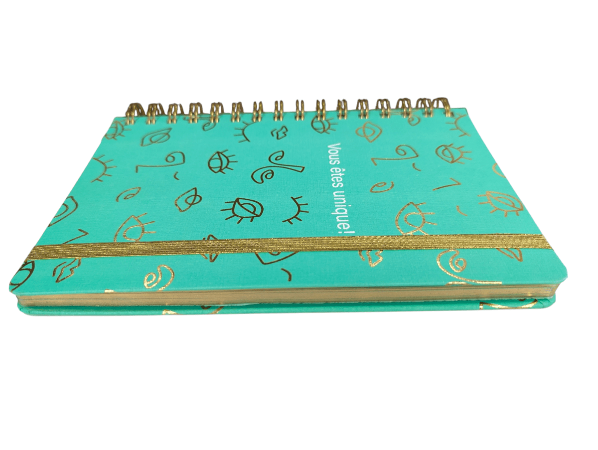 LIBRETA ESPIRALADA VERDE MOOVING PARIS 80HJS LINEADO A53