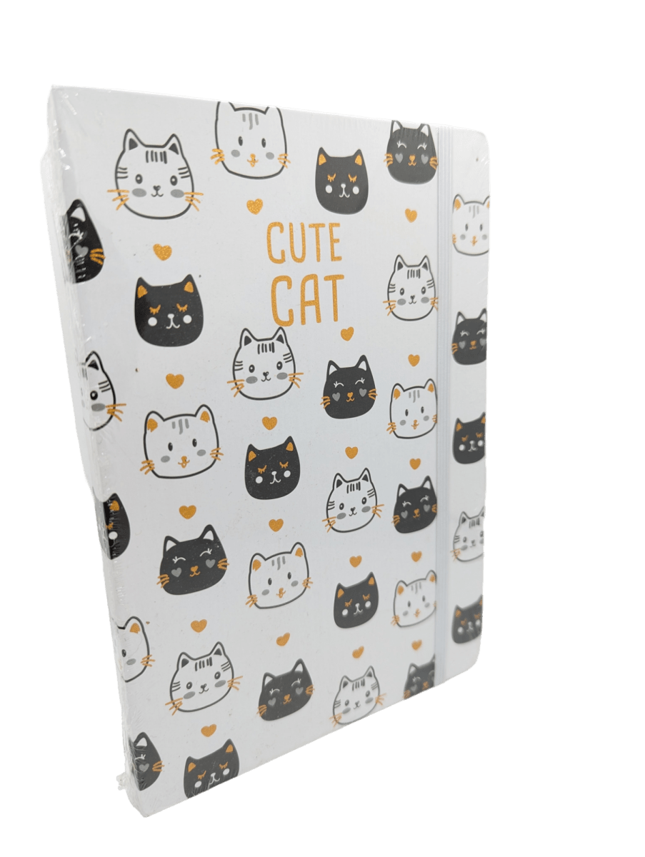 LIBRETA TAPA DURA CUTE GATITOS2