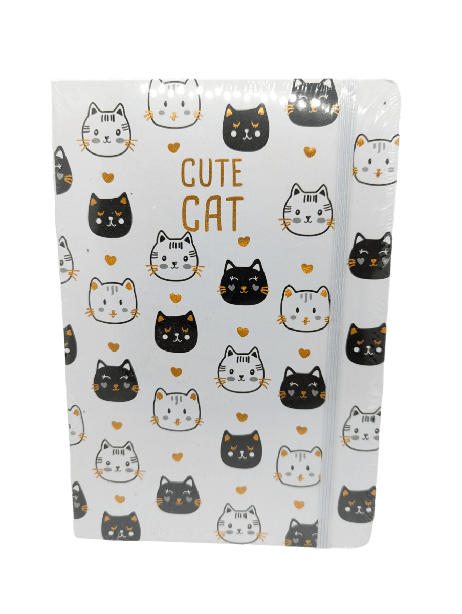 LIBRETA TAPA DURA CUTE GATITOS1