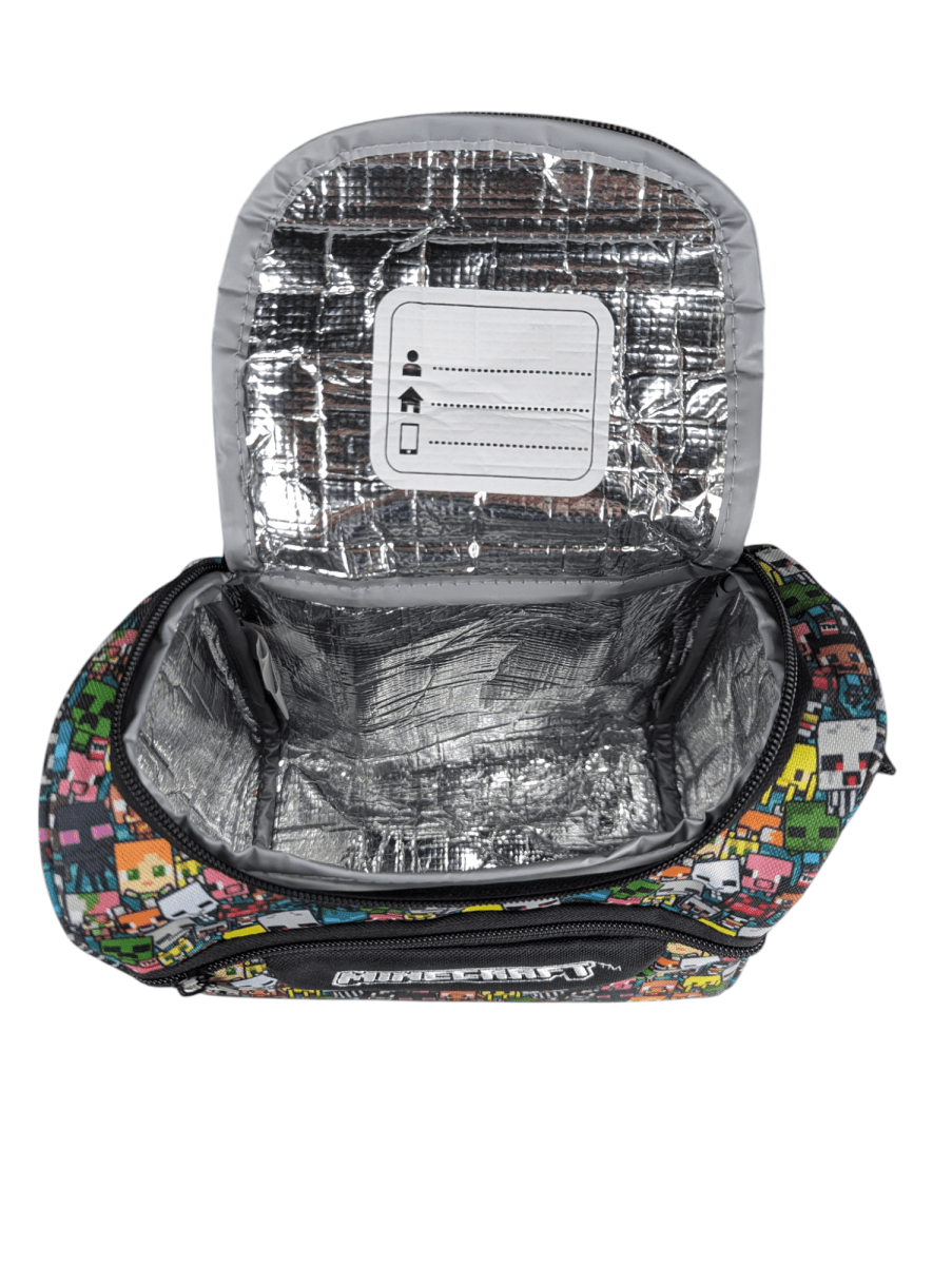 LONCHERA MINECRAFT JUVENIL: TÉRMICA, RESISTENTE, PERFECTA PARA EL COLEGIO6