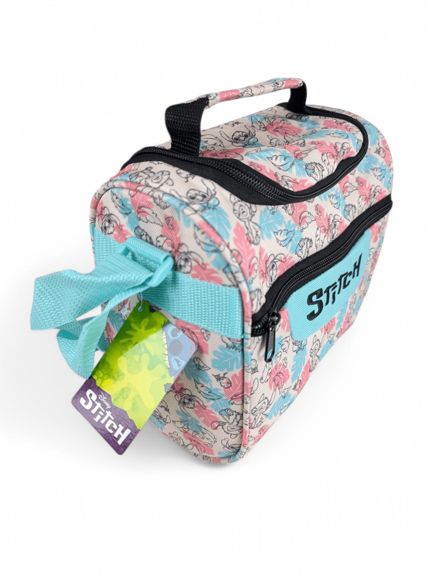 LONCHERA STITCH TÉRMICA DISEÑO JUVENIL: AISLAMIENTO ALUMINIO, MATERIAL RESISTENTE2