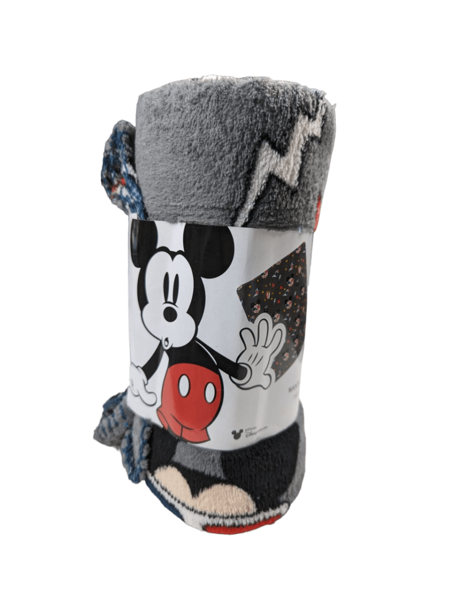 MANTA INFANTIL CORAL FLEECE MICKEY PLOMO1