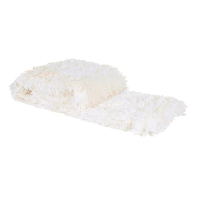 MANTA SHAGGY MASHINI 1,5 PLAZAS BLANCO1