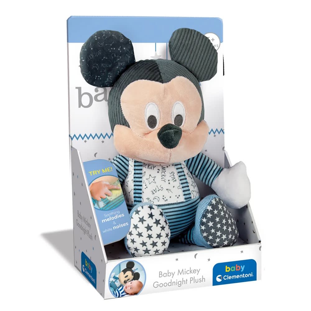 PELUCHE CON RUIDO BLANCO MICKEY1