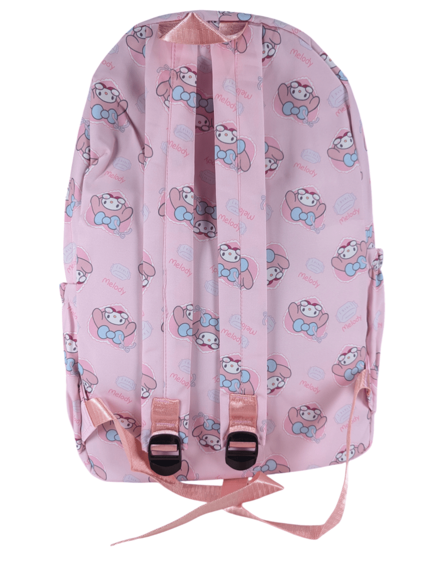 MOCHILA MY MELODY JUVENIL: 3 COMPARTIMIENTOS Y PORTA NOTEBOOK3