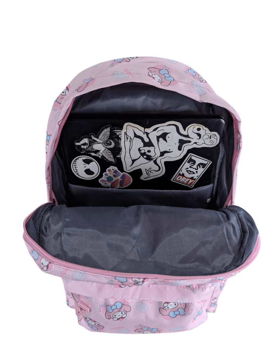 MOCHILA MY MELODY JUVENIL: 3 COMPARTIMIENTOS Y PORTA NOTEBOOK5