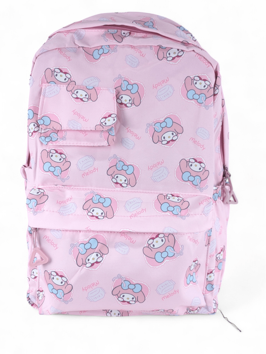 MOCHILA MY MELODY JUVENIL: 3 COMPARTIMIENTOS Y PORTA NOTEBOOK1