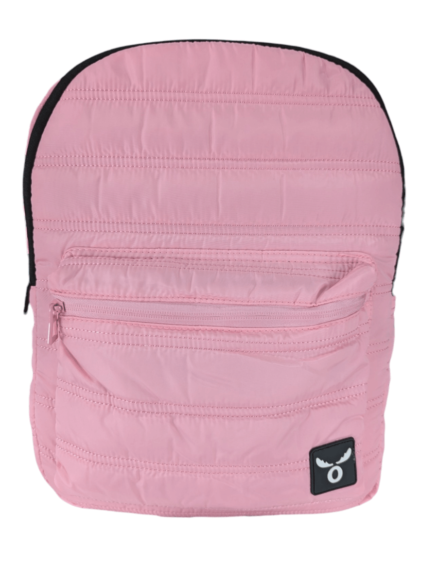 MOCHILA ESCOLAR MOOSE PARKA ROSADA CON PORTA LAPTOP Y AJUSTE ELÁSTICO: URBANA, VIAJES, CLASES1