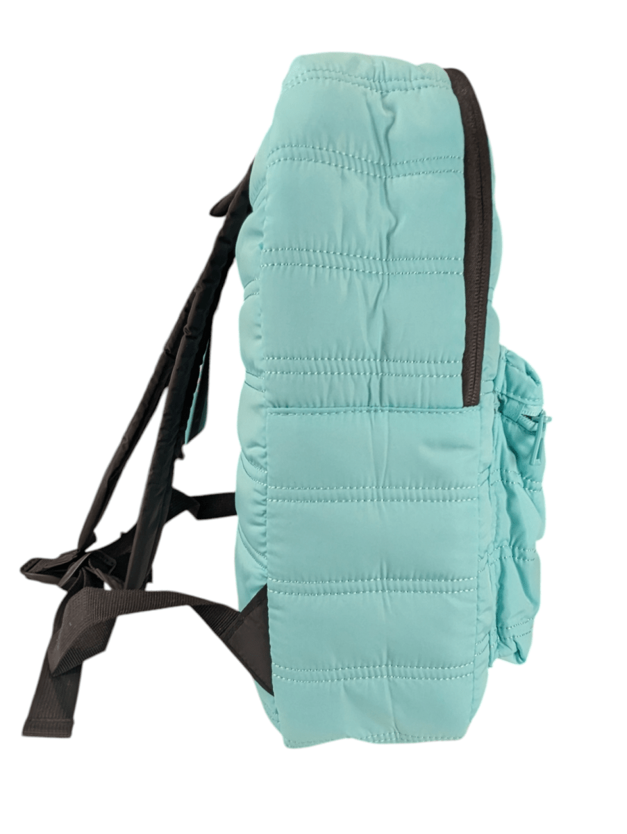 MOCHILA ESCOLAR MOOSE PARKA MENTA CON PORTA LAPTOP Y AJUSTE ELÁSTICO: URBANA, VIAJES, CLASES2